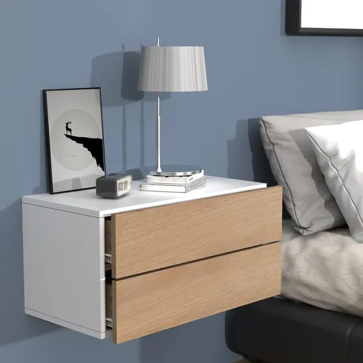 VCM Nástěnná zásuvka Usal L 60, bílá