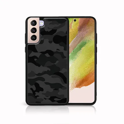 MY ART Ochranný kryt pre Samsung Galaxy S22 5G BLACK CAMO (234)