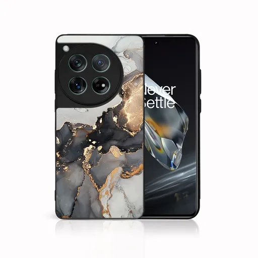 MY ART Ochranný kryt pre OnePlus 12 GREY MARBLE (140)