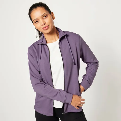 Moltonová mikina na zips, so stojačikom