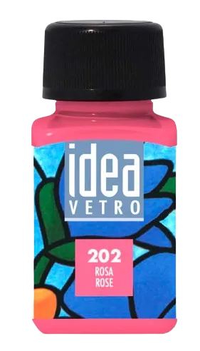 MAIMERI IDEA VETRO - Farby na sklo 202 - rose, 60 ml