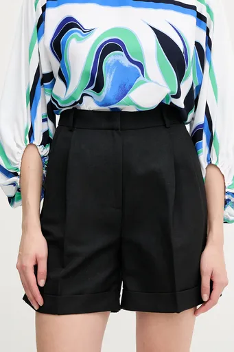 Šortky s prímesou ľanu Tommy Hilfiger