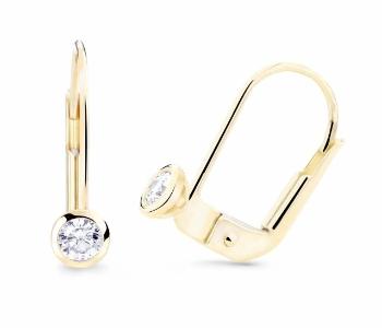 Cutie Jewellery Visiace náušnice zo žltého zlata Z8007-55-10-X-1