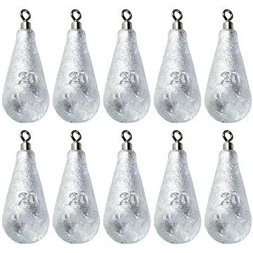 Suretti Olovo hruška s obratlíkom 20 g 10 ks (4891223213072)