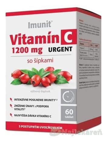 Imunit Vitamín C 1200 mg URGENT, 60ks