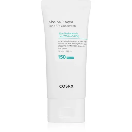 Cosrx Aloe 54.2 Aqua Tone-Up Sunscreen ochranný tónovaný fluid na tvár SPF 50+ 50 ml