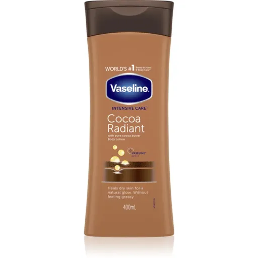 Vaseline Cocoa Radiant telové mlieko hydratačné s kakaovým maslom 400 ml
