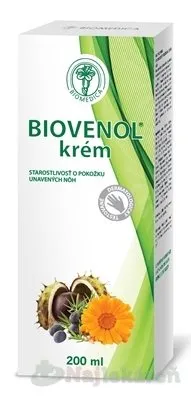 BIOMEDICA BIOVENOL krém na opuchnuté a unavené nohy 200 ml