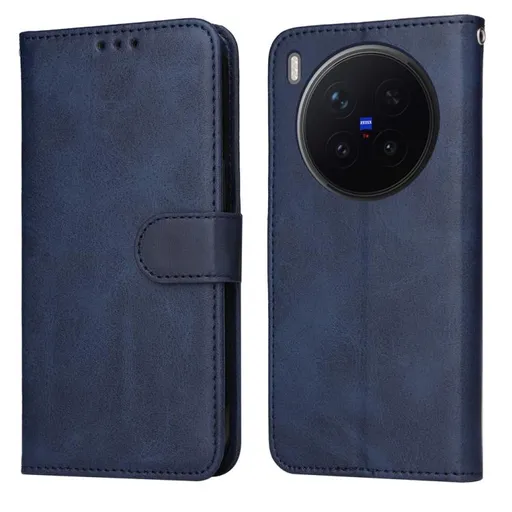 SMOOTH Peňaženkové puzdro pre Vivo X300 Pro modré