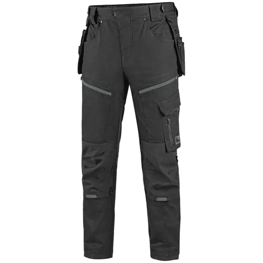 Canis (CXS) Pánske pracovné nohavice CXS LEONIS - Čierna / šedá | 50