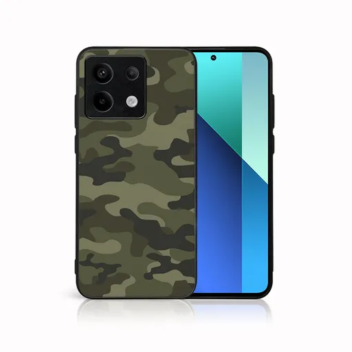 MY ART Ochranný kryt pre Xiaomi Redmi Note 13 5G GREEN CAMO (235)