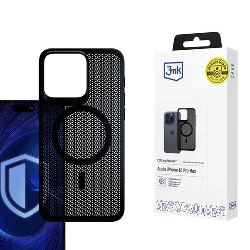 3mk ochranný kryt Cooling Magcase pre Apple iPhone 16 Pre Max