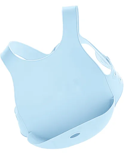 MINIKOIOI Podbradník silikónový s vreckom - Blue