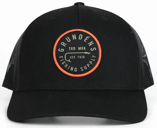 Grundéns šltovka hook trucker fp solid black