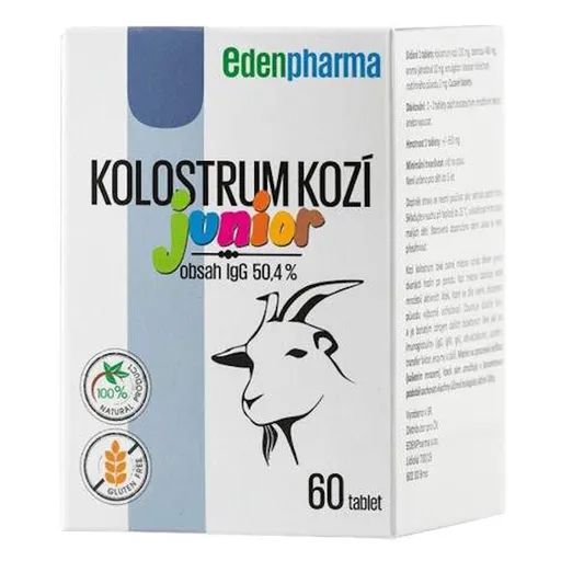 EDENPHARMA Kolostrum kozie junior 60 tabliet
