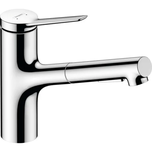 Hansgrohe Zesis M33 drezová batéria s vyťahovacou spŕškou, 2 prúdy chróm 74820000