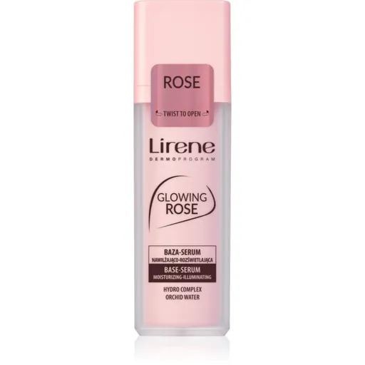 Lirene Base Glowing Rose rozjasňujúce podkladové sérum 30 ml