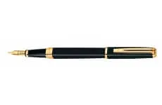 Waterman Exception Slim Black Lacquer GT 1507/1636930, plniace pero
