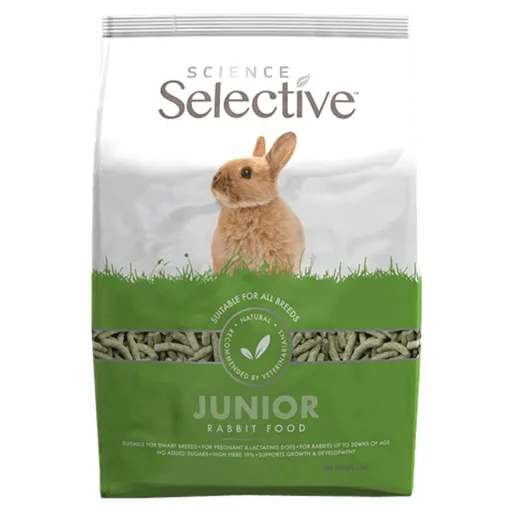 SUPREME Science Selective rabbit junior krmivo pre králika 1 kus, Hmotnosť balenia (g): 1,5 kg