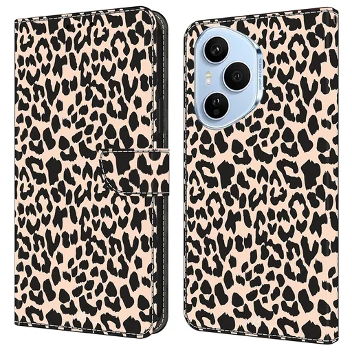 ART Peňaženkový kryt pre Honor 400 Pro 5G LEOPARD PRINT