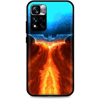 TopQ Kryt Xiaomi Redmi Note 11 Pro+ 5G silikon Fiery Batman 72533 (Sun-72533)