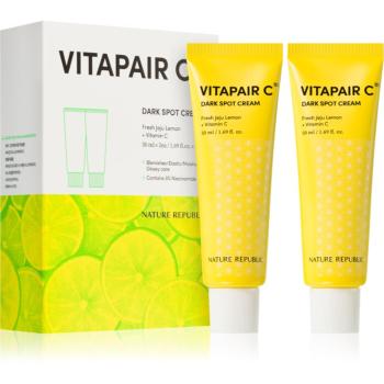 NATURE REPUBLIC Vitapair C Dark Spot Cream rozjasňujúci gél krém pre pleť s hyperpigmentáciou 2x50 ml