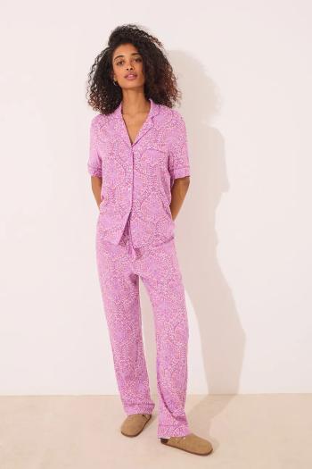 Pyžamo women'secret dámske, fialová farba, 4859410