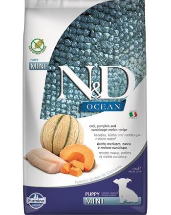 Farmina N&D dog OCEAN PUMPKIN (GF) puppy mini, cod & cantaloupe melon 2,5kg