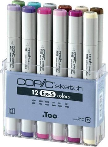 Copic Sketch Fixky Ex Set 5 12 ks