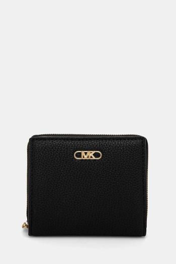 Kožená peňaženka MICHAEL Michael Kors dámska, čierna farba, 32S5G8ED1L