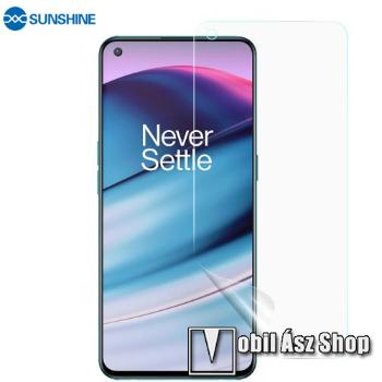 SUNSHINE Hydrogel TPU képernyővédő fólia - Ultra Clear, ÖNREGENERÁLÓ! - 1db, TOKBARÁT - Oneplus Nord 2 5G - GYÁRI