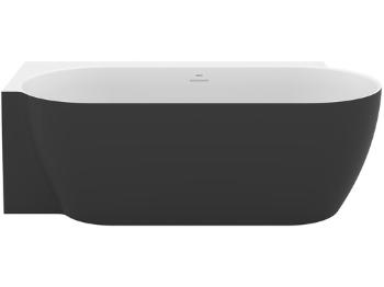 Voľne stojaca vaňa Ravak Freedom II TEC L 175x86 cm akrylát ľavá čierna černá CC91700000