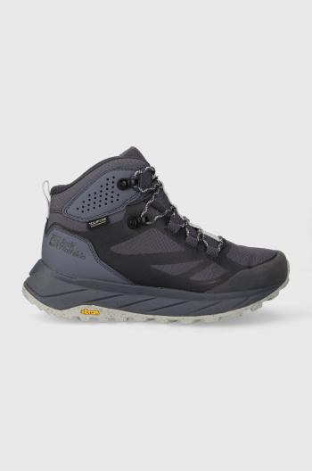 Topánky Jack Wolfskin Terraventure Texapore Mid dámske, tmavomodrá farba, zateplené
