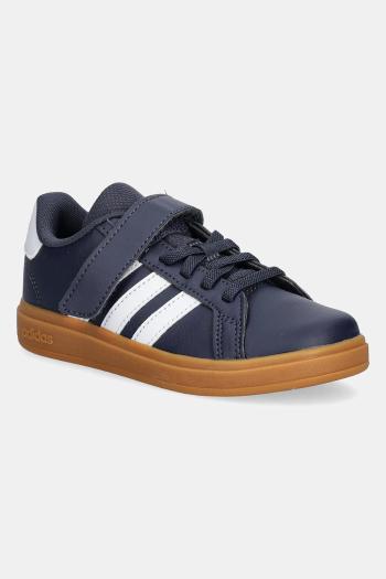 Detské tenisky adidas GRAND COURT 2.0 tmavomodrá farba, JI0974