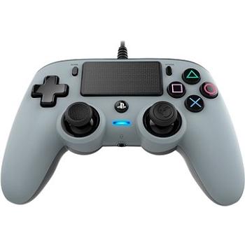 Nacon Wired Compact Controller PS4 – strieborný (3499550360776)