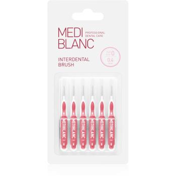 MEDIBLANC Interdental Pick-brush medzizubná kefka 0,4 mm Pink 6 ks