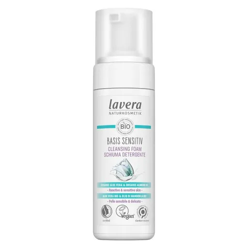 LAVERA Basis Sensitiv čistiaca pleťová pena 150 ml