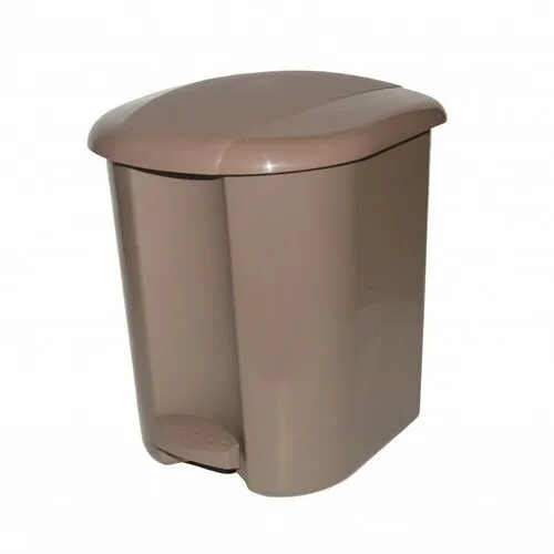 Pedálový odpadkový kôš, 17 l, kávová