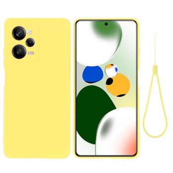 RUBBER Ochranný kryt pre Xiaomi Redmi Note 12 Pro 5G / Poco X5 Pro 5G žltý