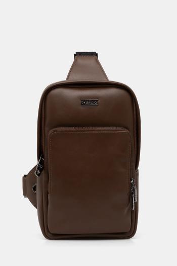 Ruksak Guess BOSTON pánsky, hnedá farba, malý, jednofarebné, HMBOCA P5326