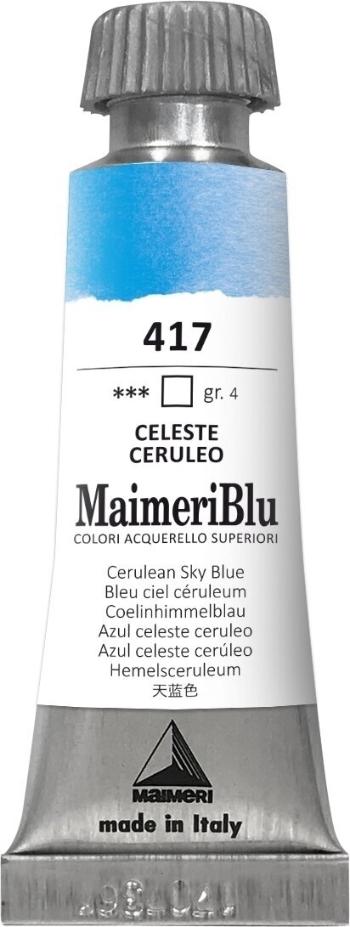 Maimeri Blu Akvarelová farba Cerulean Sky Blue 417 12 ml 1 ks