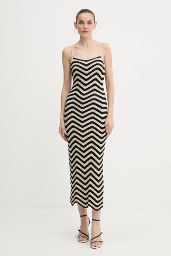 Šaty Guess VERA čierna farba, maxi, priliehavé, W5YK0V Z0192