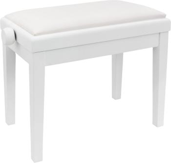 Pianonova HY-PJ023 Drevená klavírna stolička White Matte