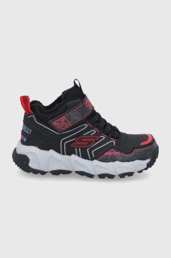 Detské topánky Skechers čierna farba