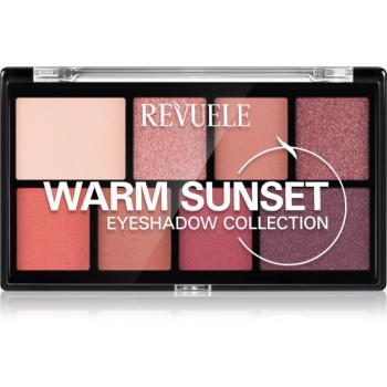 Revuele Eyeshadow Collection paletka očných tieňov odtieň Warm Sunset 15 g