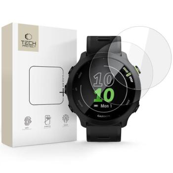 TECH-PROTECT GLASS FIT+ 2-PACK Ochranné sklo pre Garmin Forerunner 55mm
