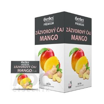 HERBEX Premium ZÁZVOROVÝ ČAJ MANGO