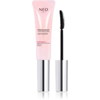 NEO MAKE UP Intense Serum Tan Mascara posilňujúca riasenka s regeneračným účinkom odtieň Black 9 ml