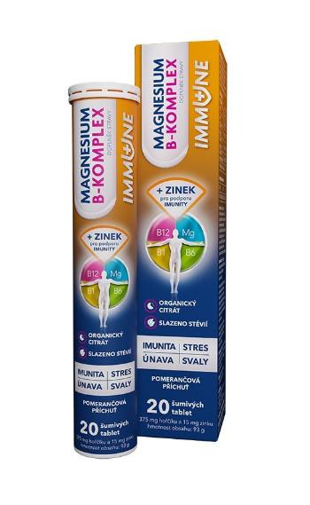 Glenmark Magnesium B-komplex IMMUNE 20 šumivých tablet