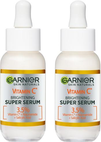 Arcápoló szérum GARNIER Vitamin C Brightening Super Serum with Vitamin C* 2 × 30 ml